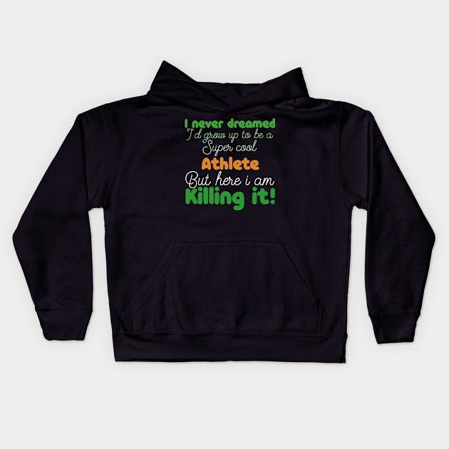 athlete Kids Hoodie by Design stars 5